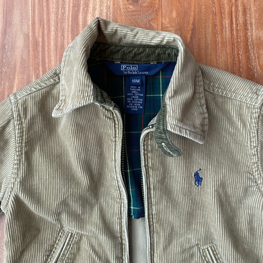 Ralph Lauren khaki corduroy jacket